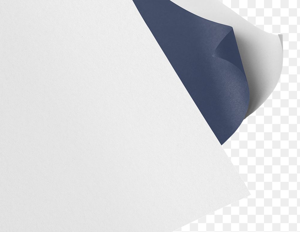 White paper  png poster, transparent background