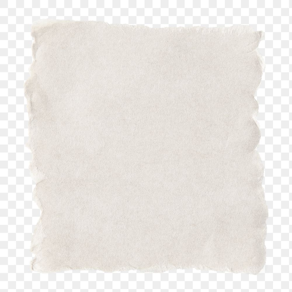 PNG Ripped white paper, element, transparent background