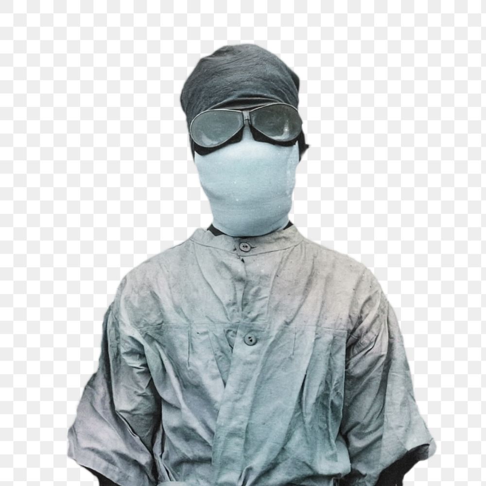 PNG plague prevention suit, transparent background