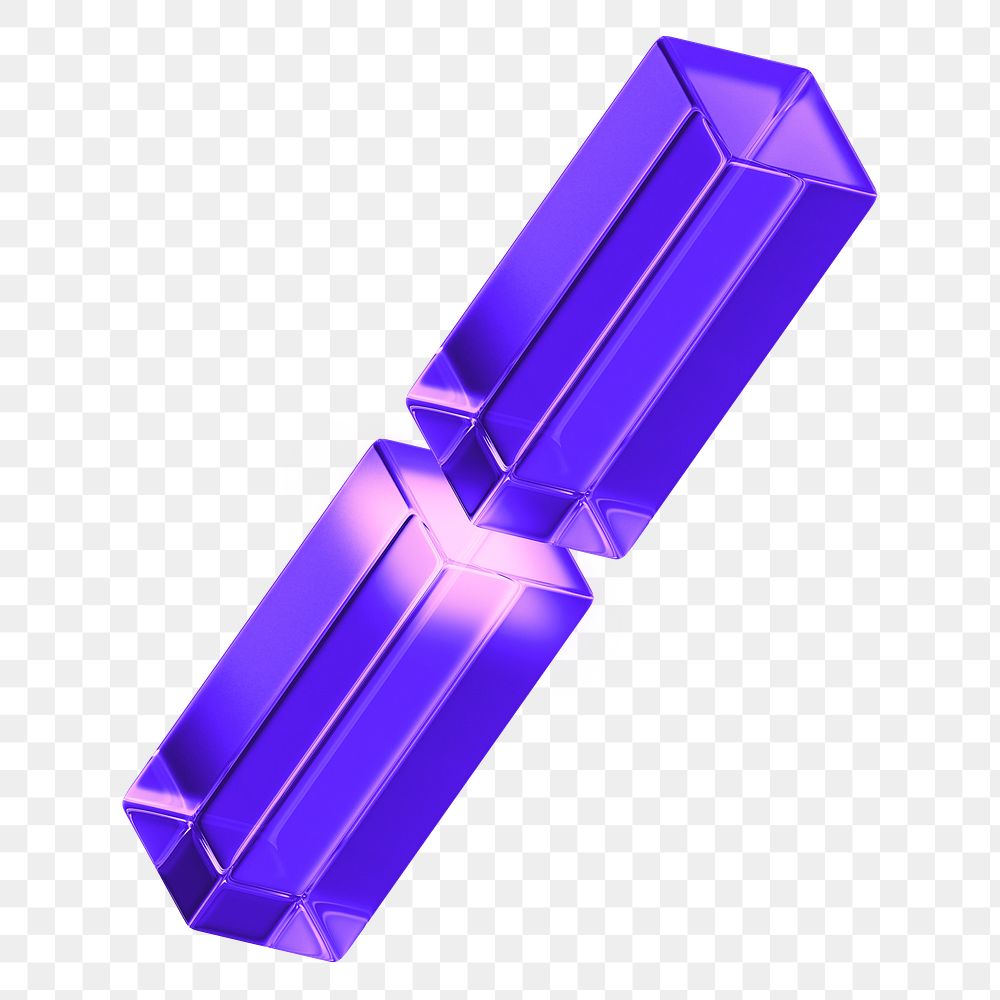 PNG purple 3D geometric shape, transparent background