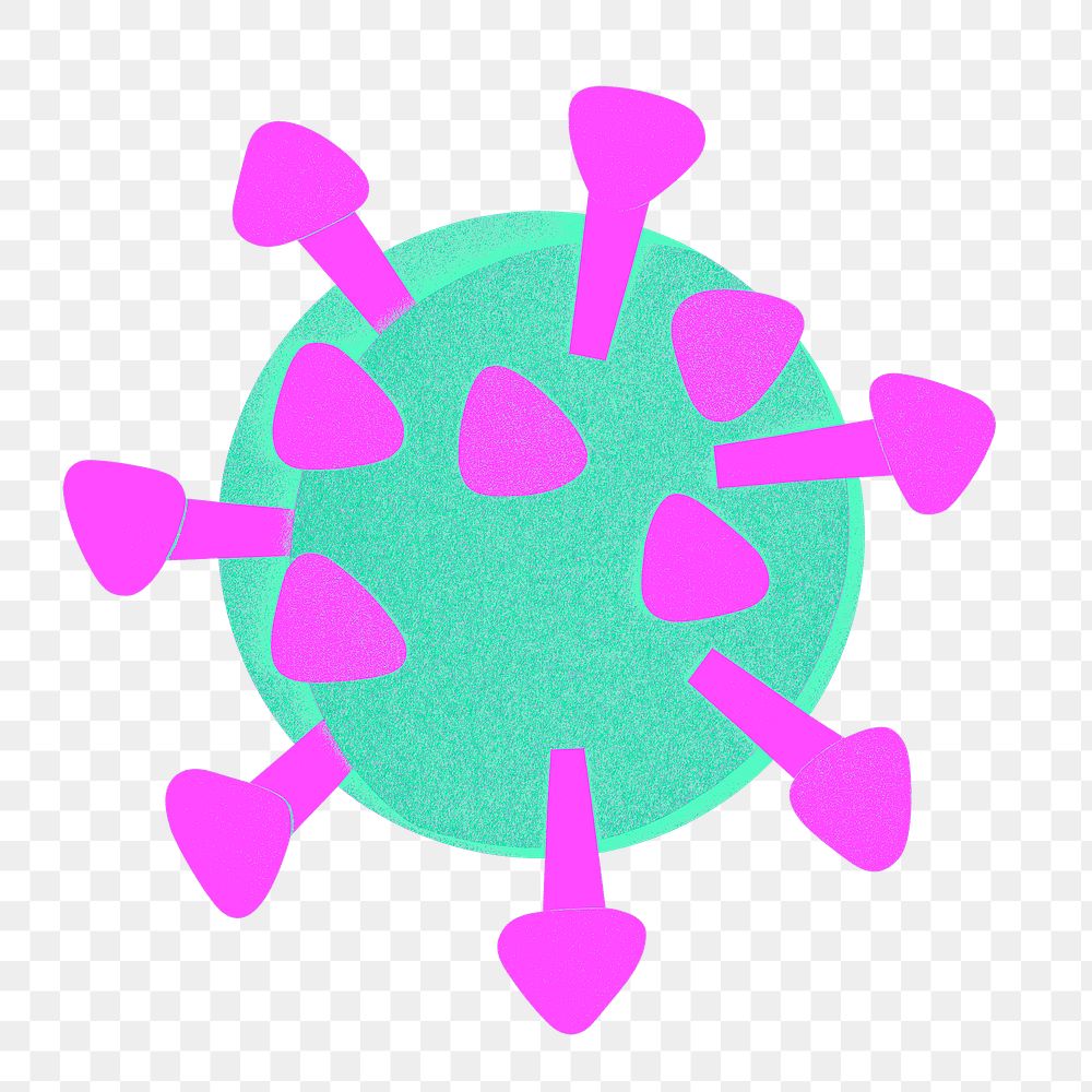 Virus png, transparent background