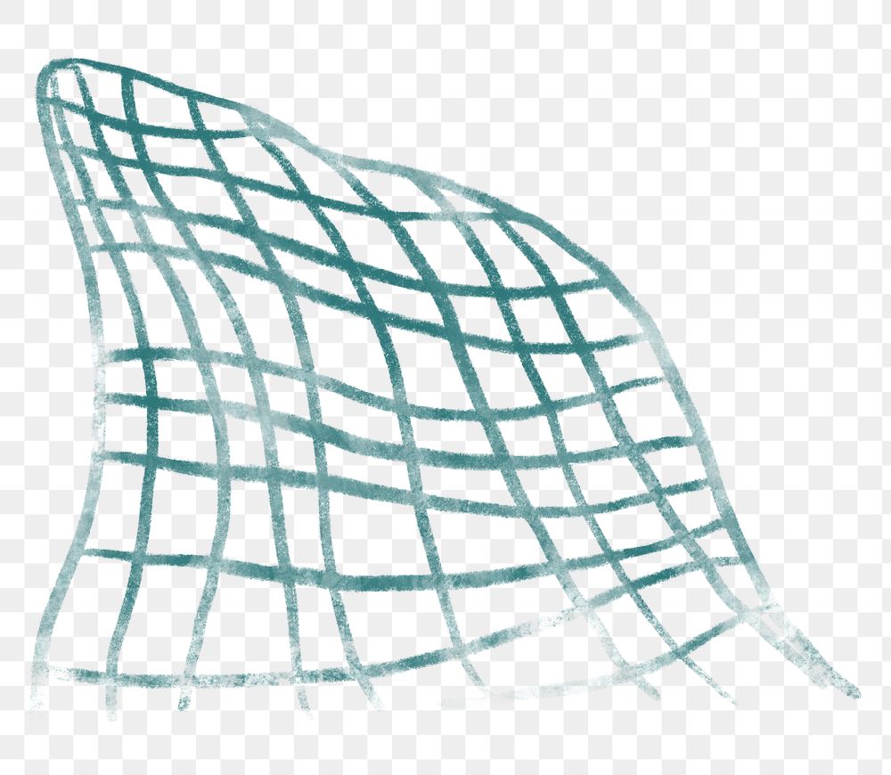 Fishing net png sticker illustration, transparent background