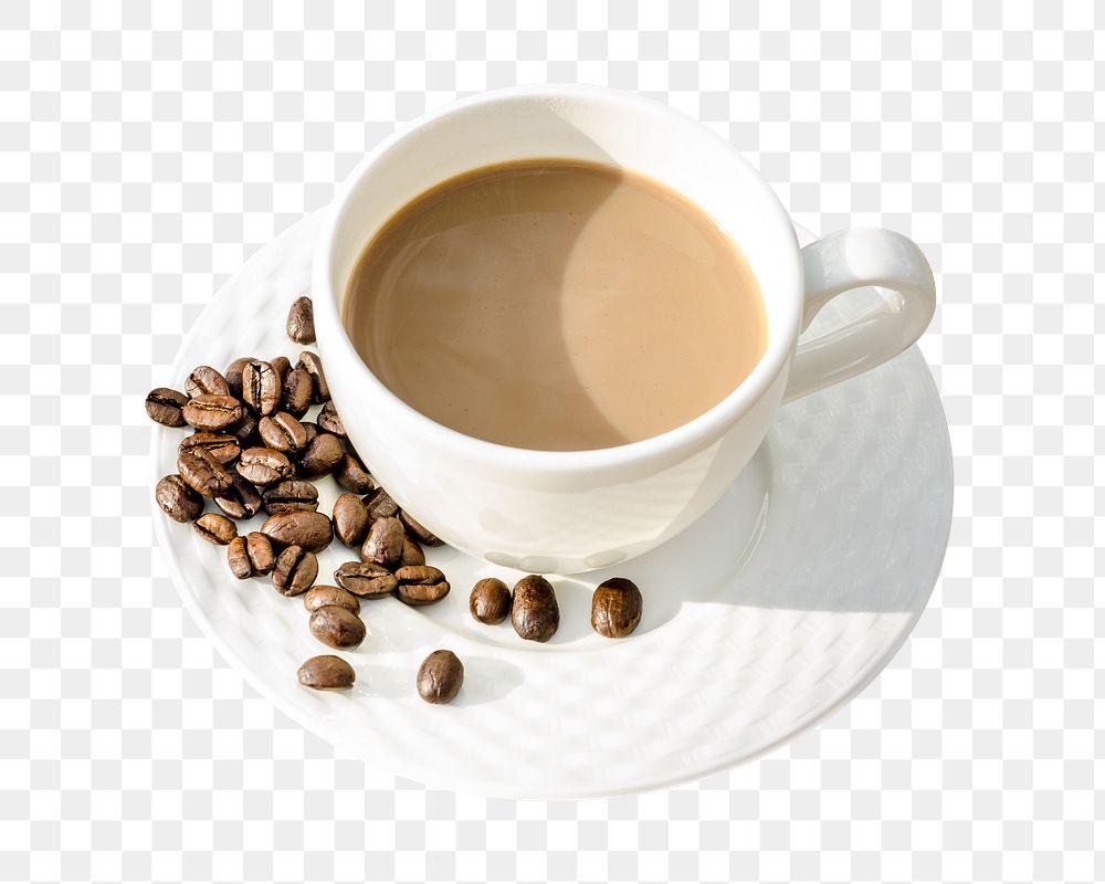 Hot coffee png, transparent background