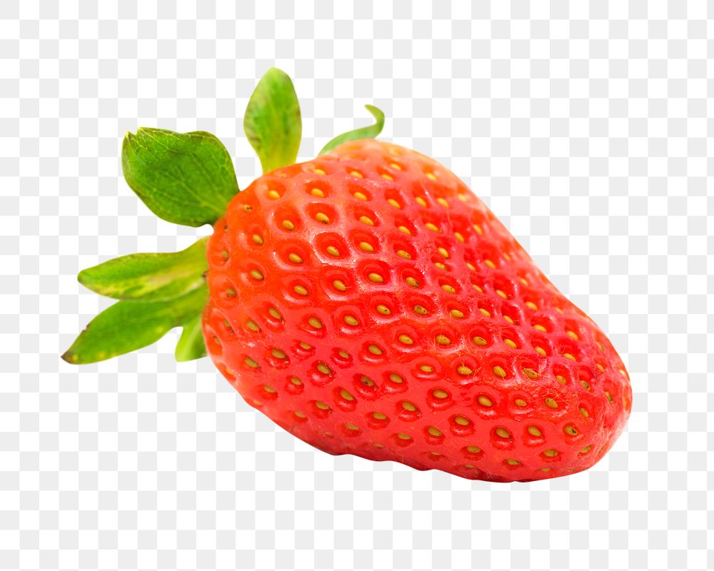 Strawberry fruit png, transparent background