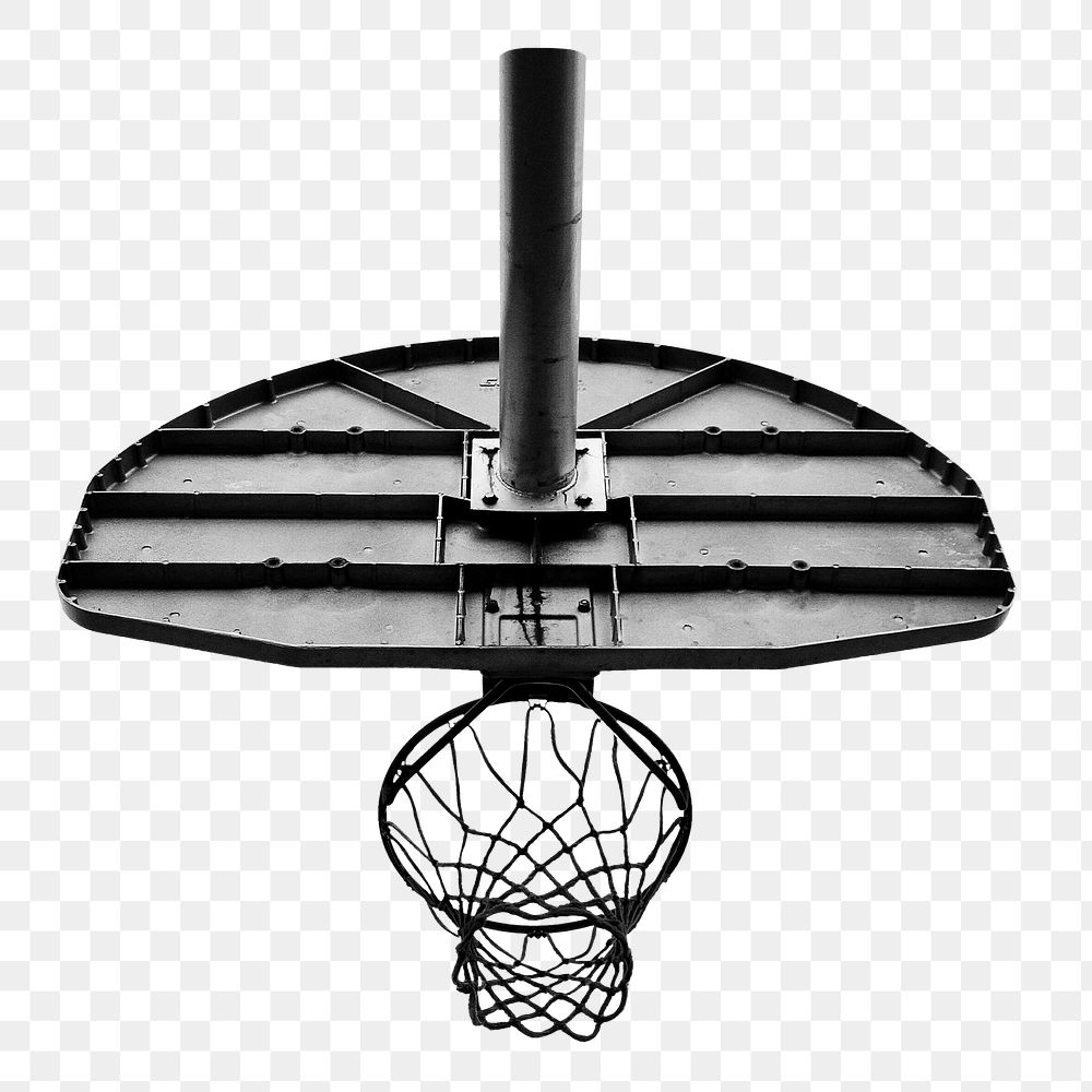 Basketball hoop png, transparent background