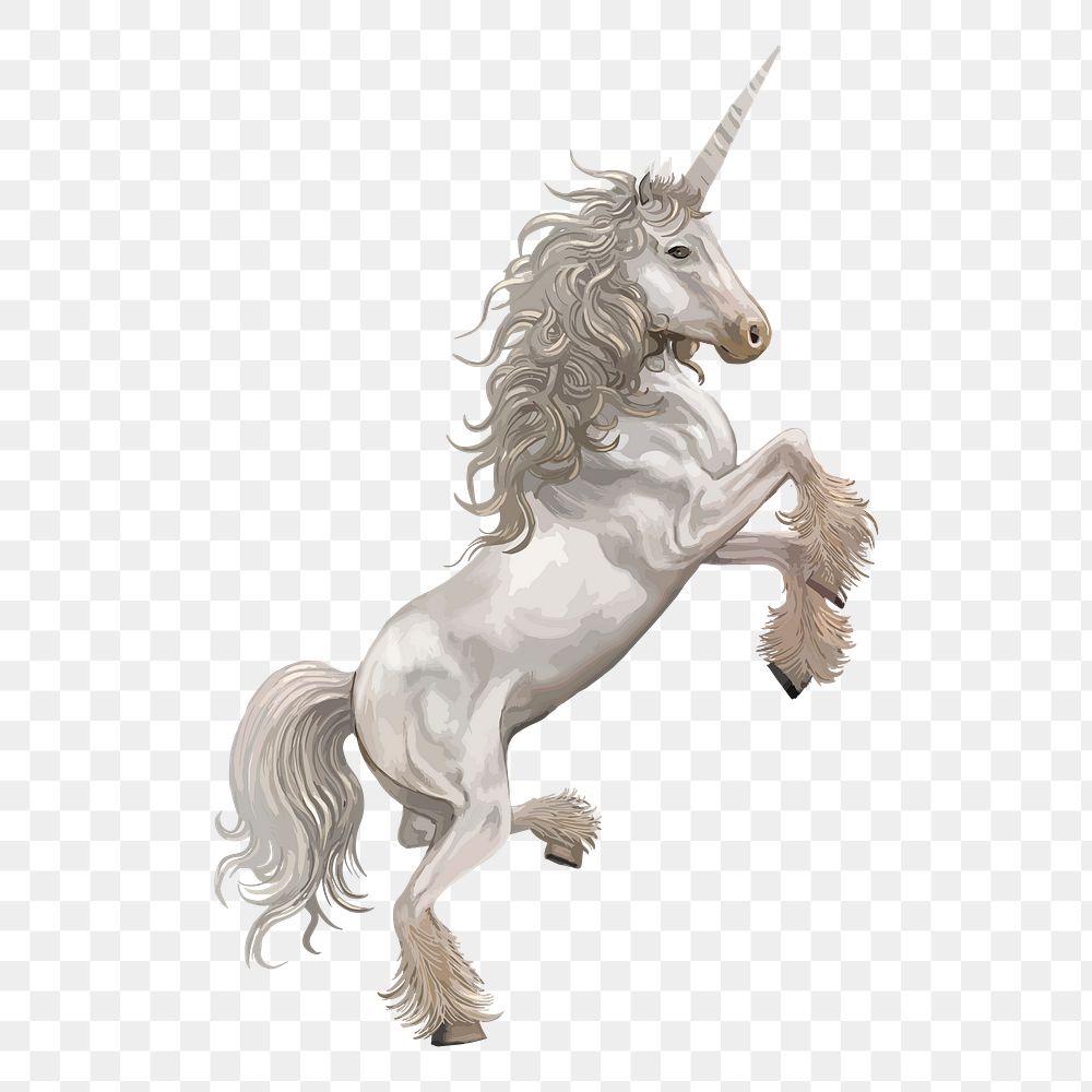 Unicorn png illustration, transparent background
