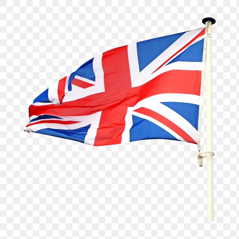 PNG UK flag, collage element, transparent background