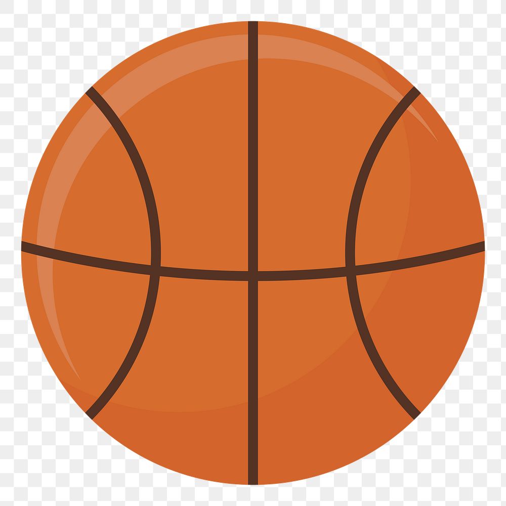 Basketball png illustration, transparent background