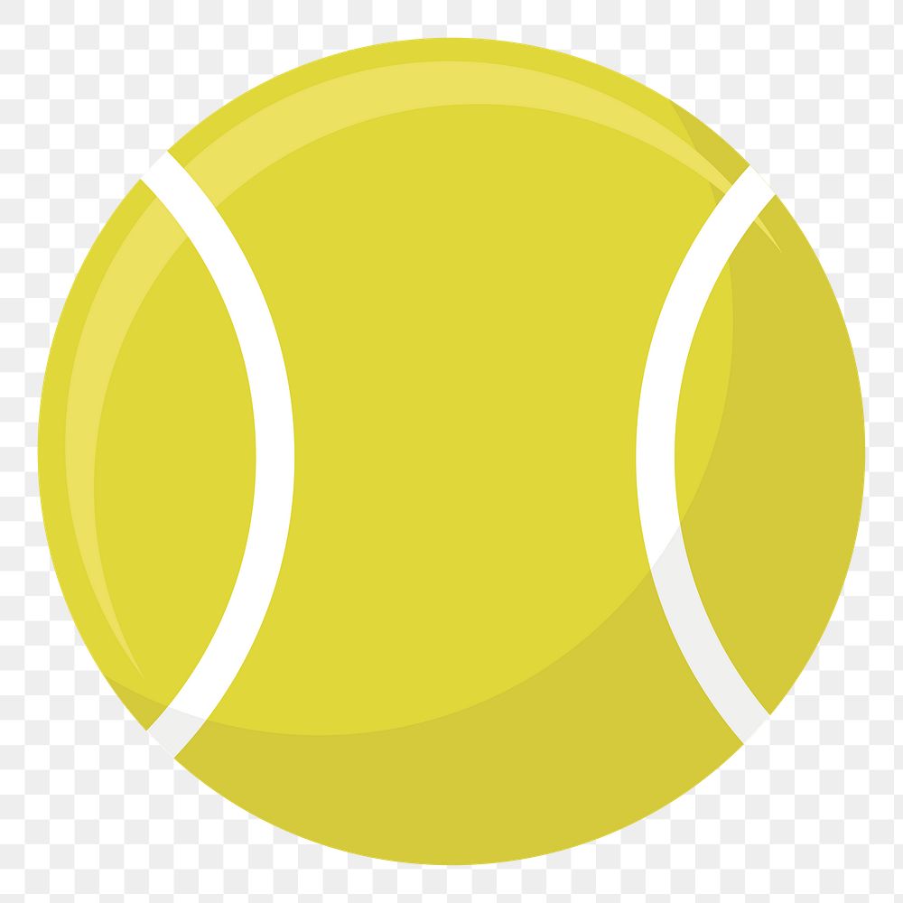 Tennis ball png illustration, transparent background