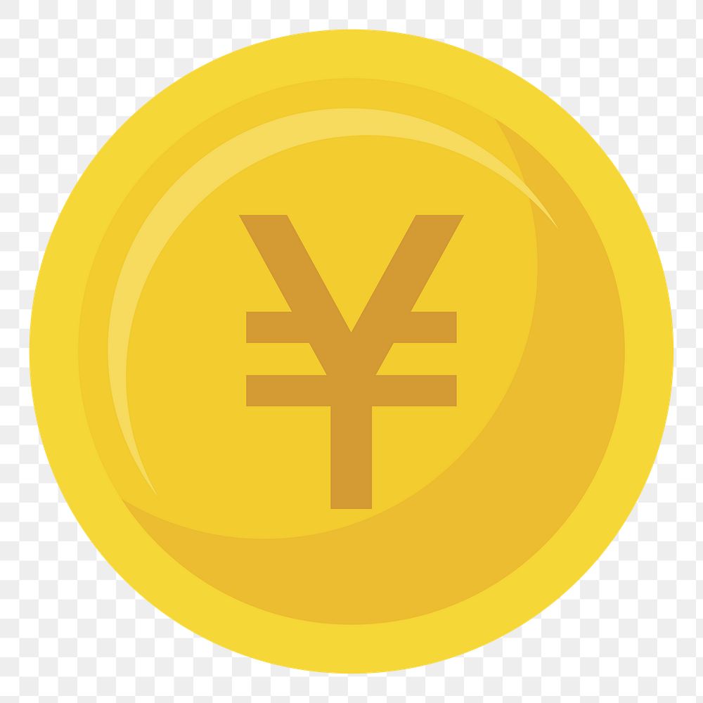 Yen currency png illustration, transparent background