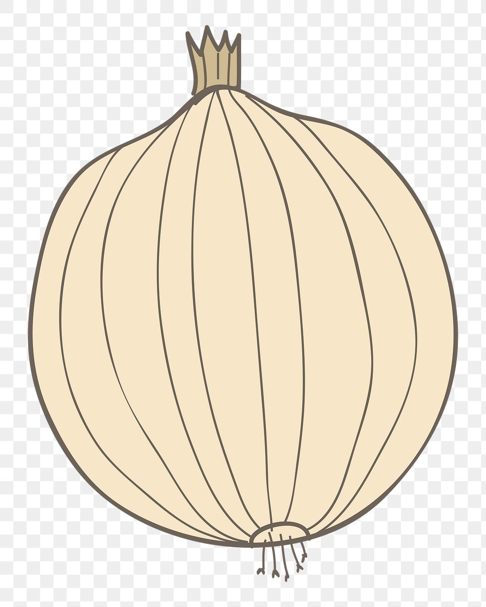 Onion png vegetable sticker, transparent background