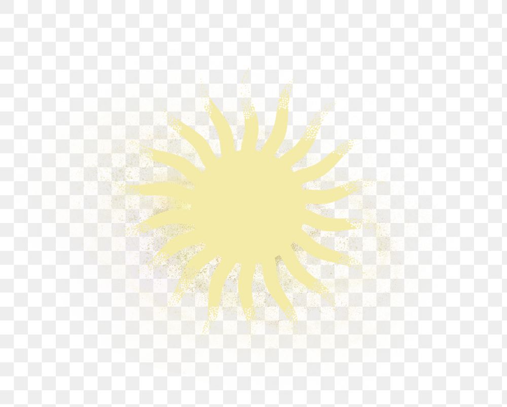 Celestial sun png, transparent background