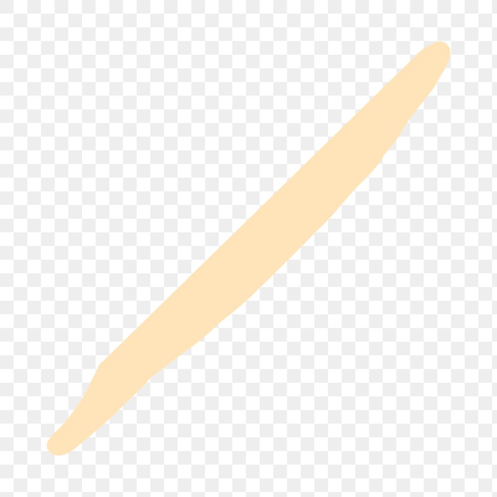Png long abstract stick shape, transparent background