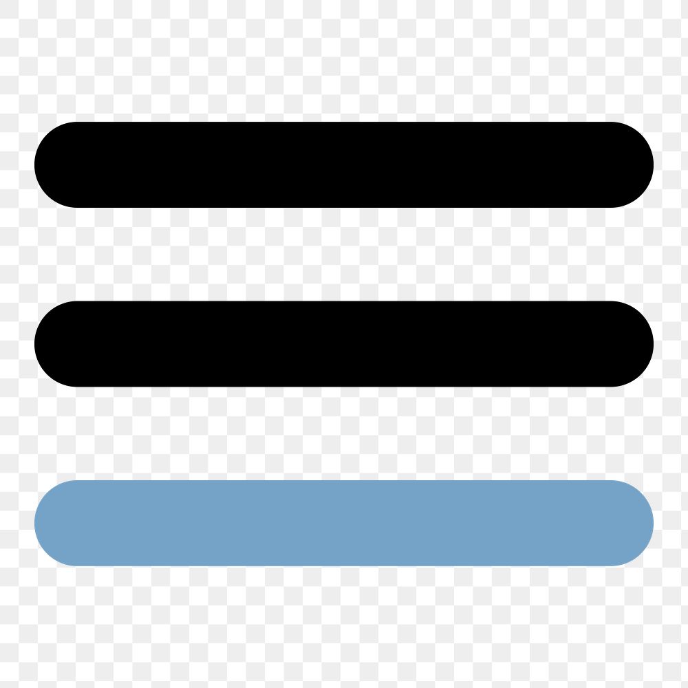 Black stripes  png, transparent background