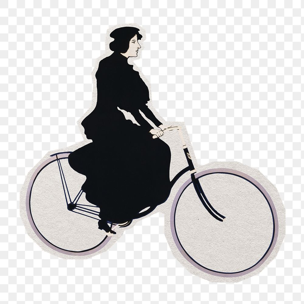 PNG Victor Bicycles Overman Wheel Co sticker with white border, transparent background 