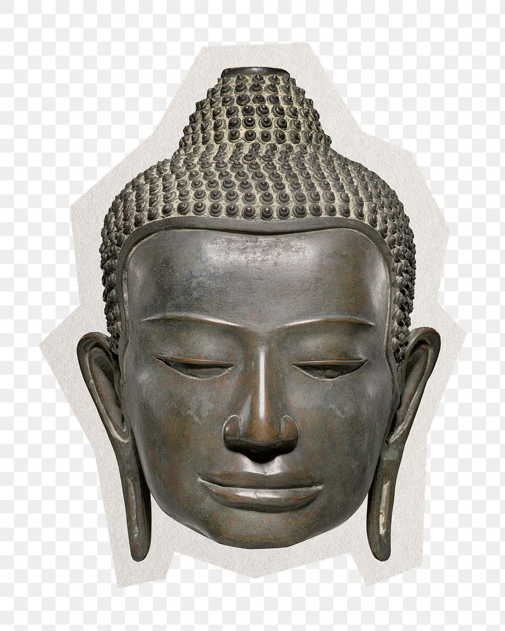 PNG aesthetic Buddha head sculpture | Premium PNG - rawpixel