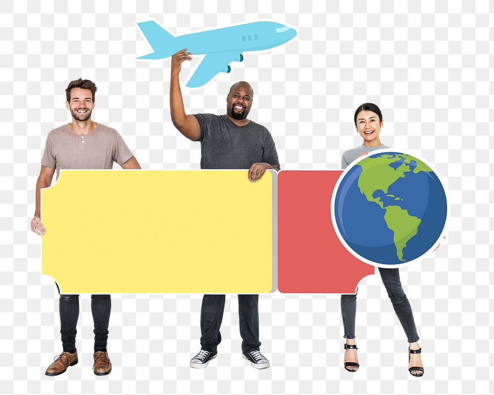 Travel png element, transparent background