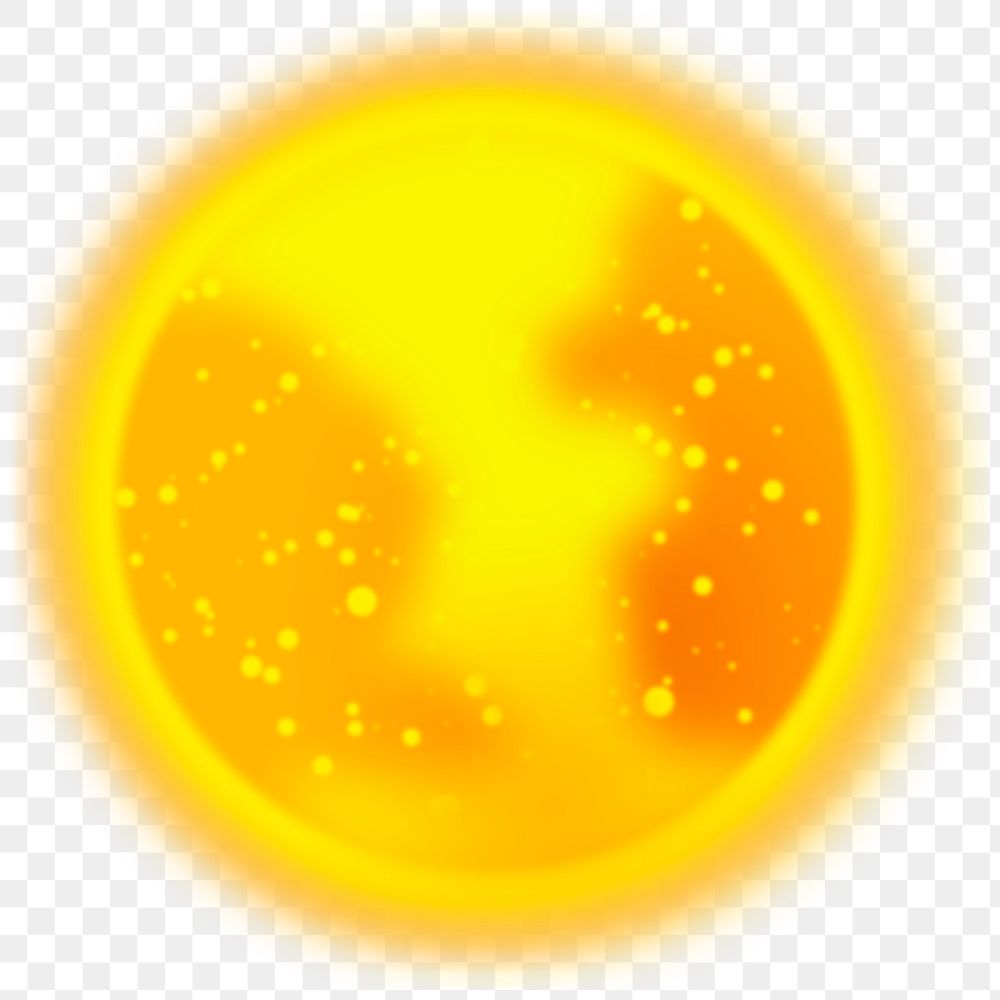 PNG Sun clipart, transparent background. Free public domain CC0 image.