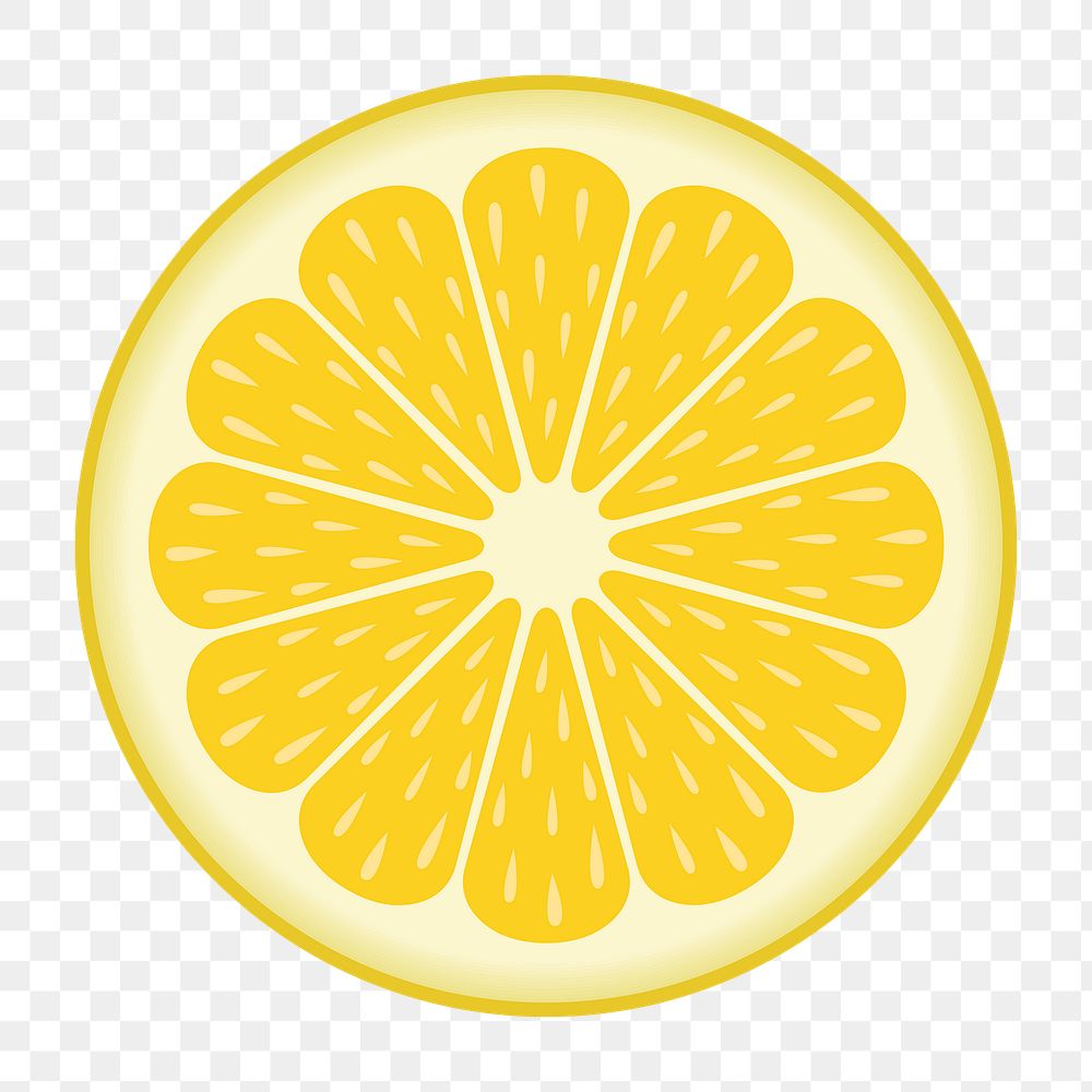 Lemon png sticker, transparent background. Free public domain CC0 image.