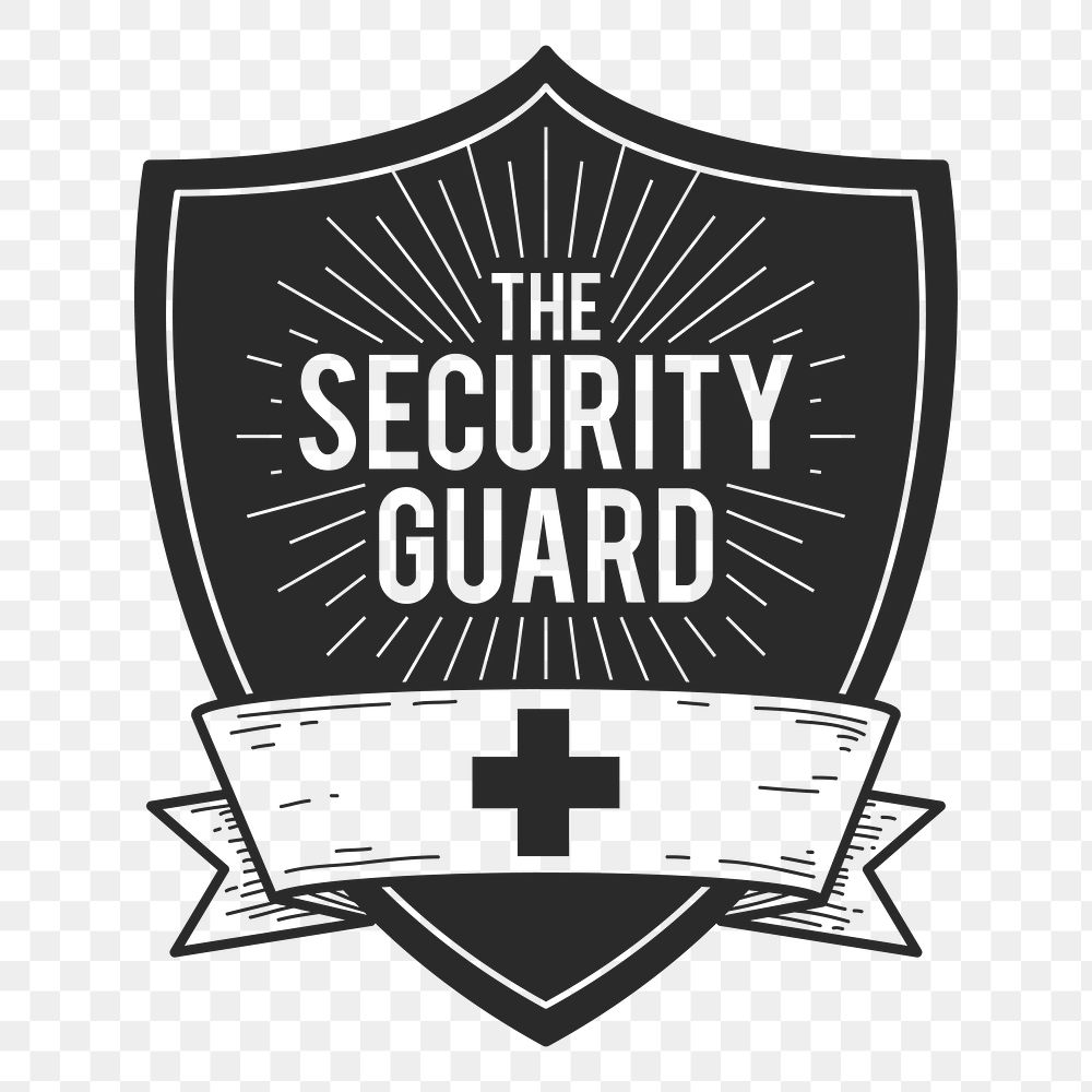 PNG security logo sticker transparent background