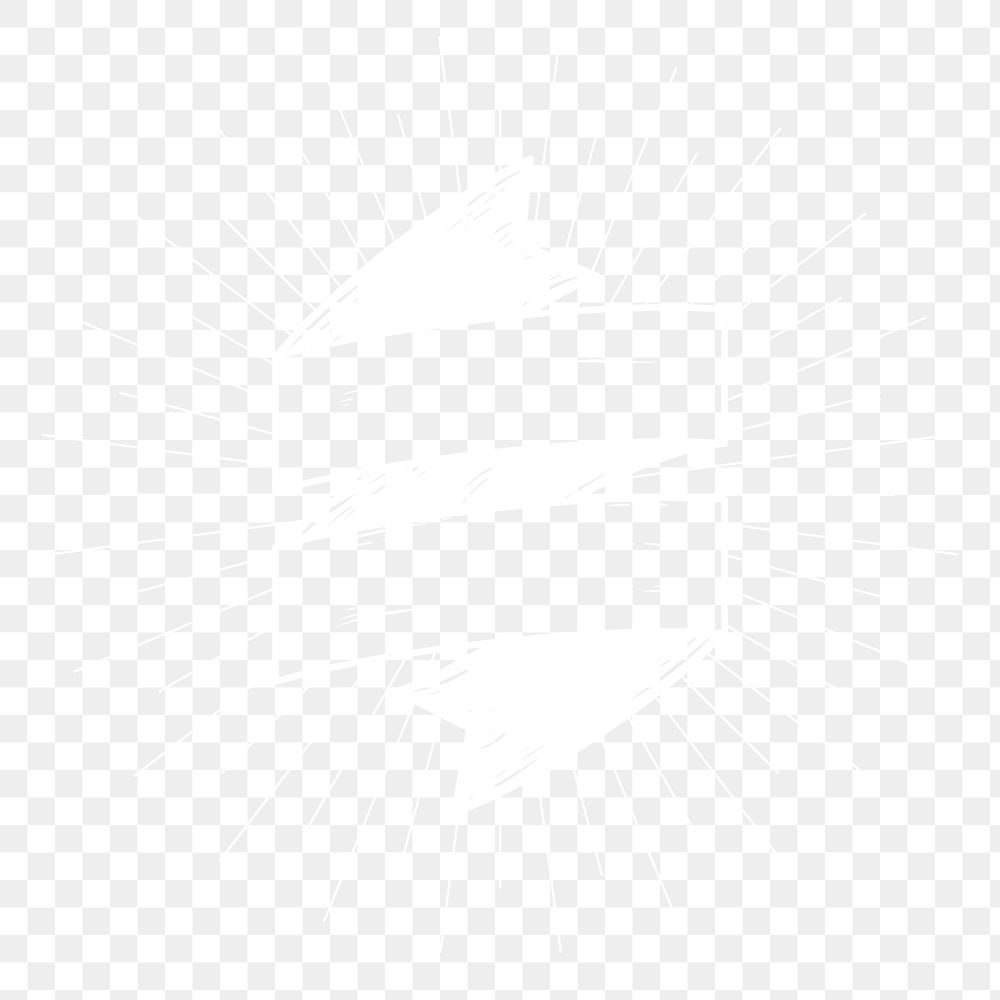 Ribbon banner png illustration, transparent background