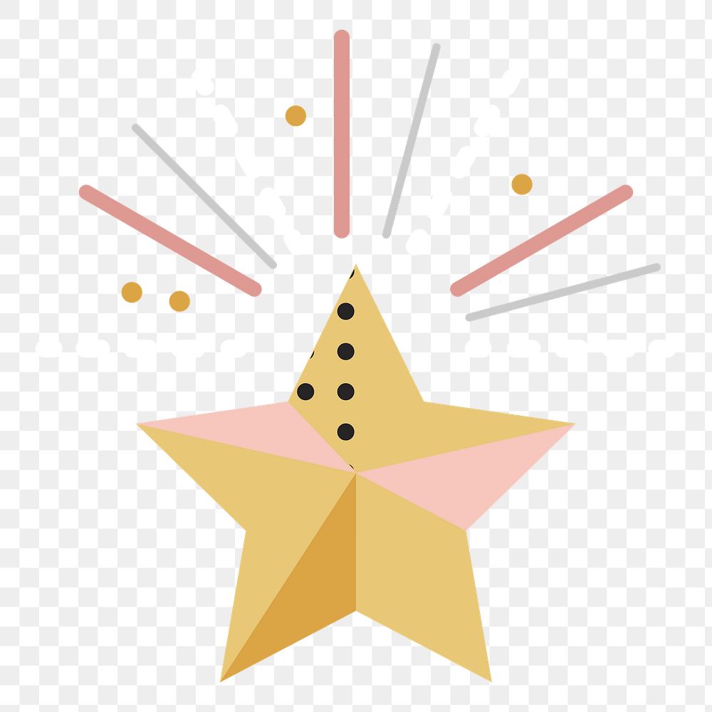 Star Firework png Celebration Event, transparent background