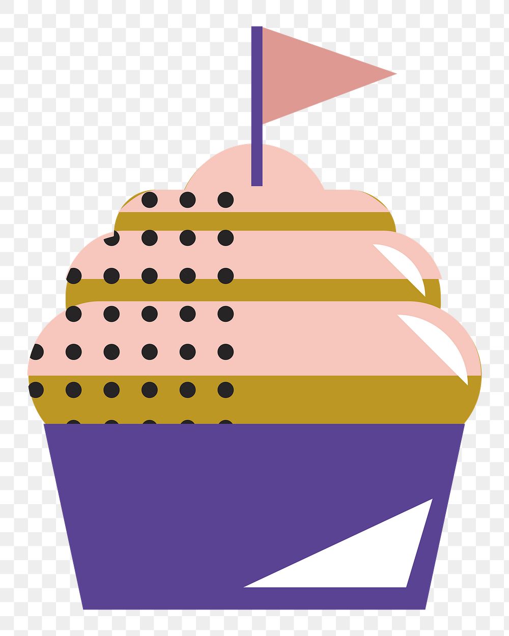 Cupcake Icon Png, transparent background