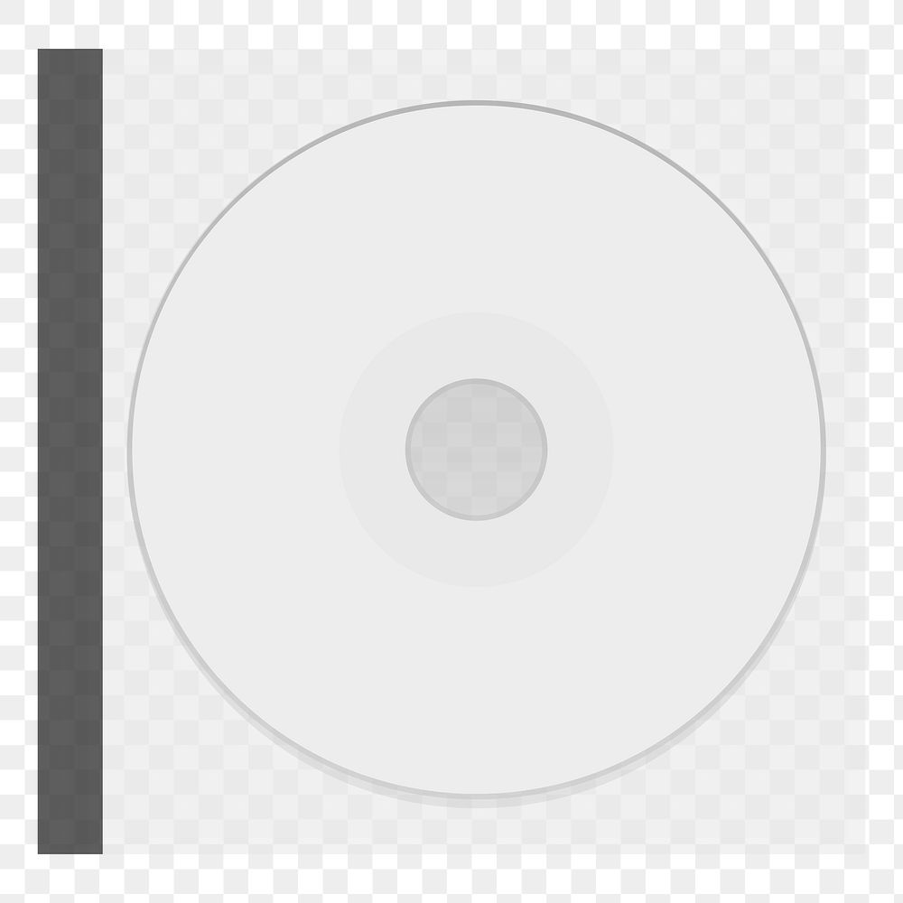Png Compact disc illustration element, transparent background