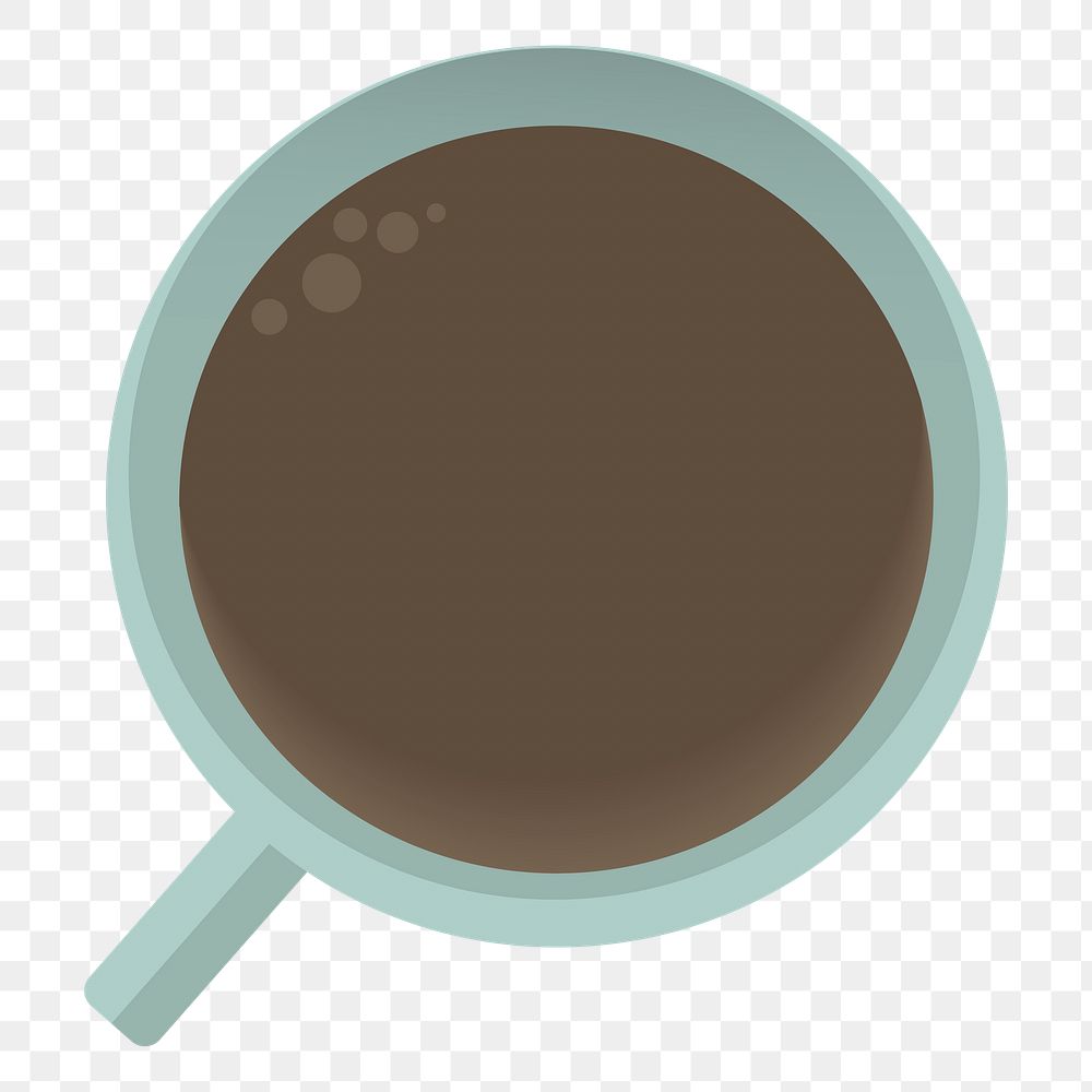 Png coffee cup element, transparent background
