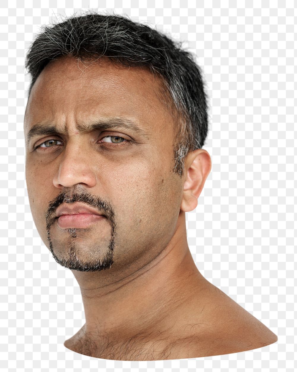 Indian man png element, transparent background