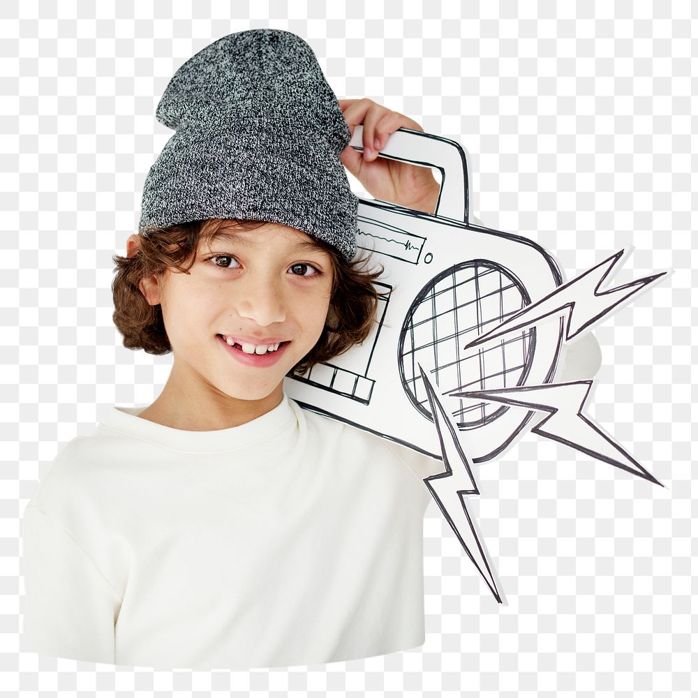 Boy png element, transparent background