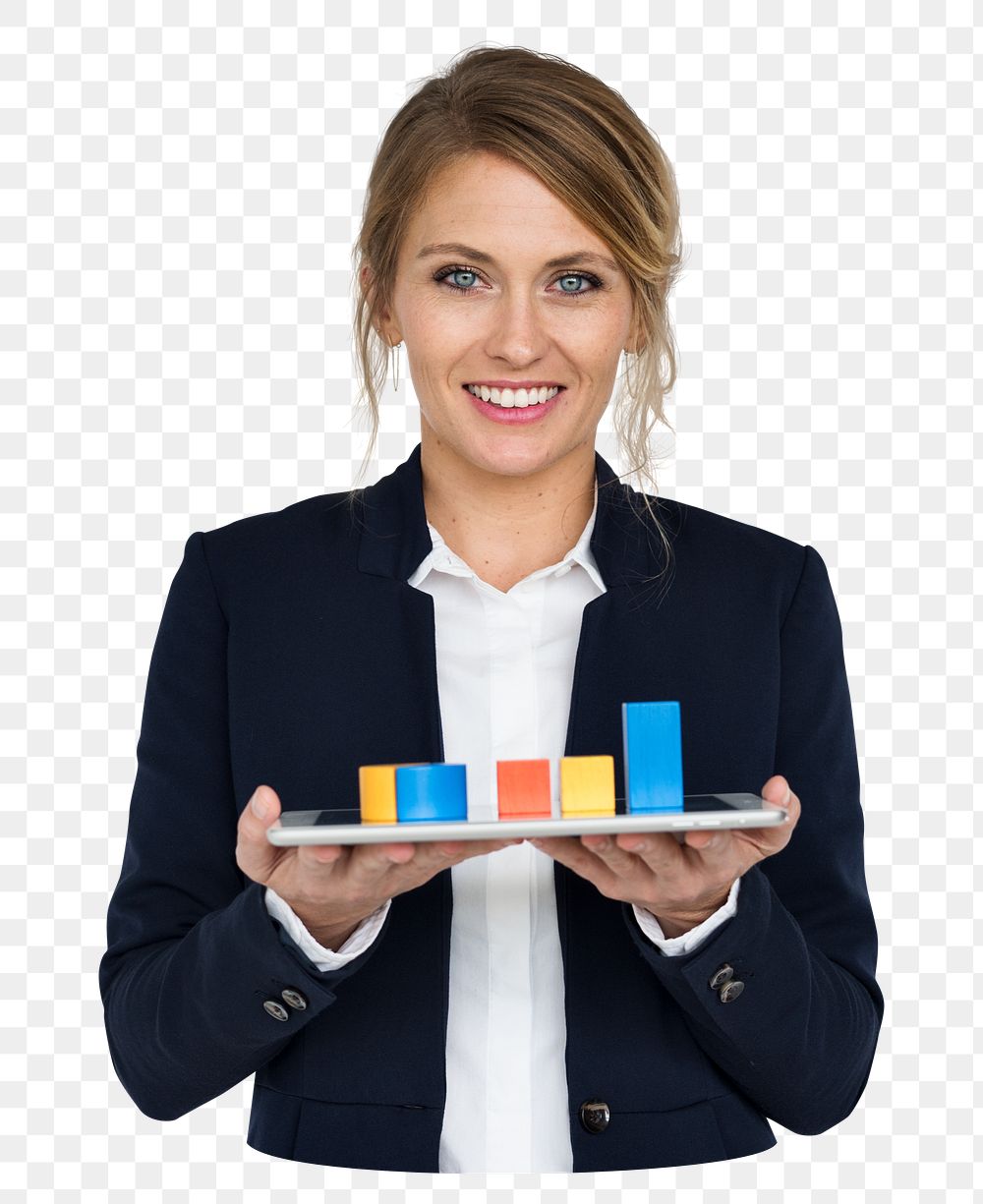 Businesswoman png element, transparent background