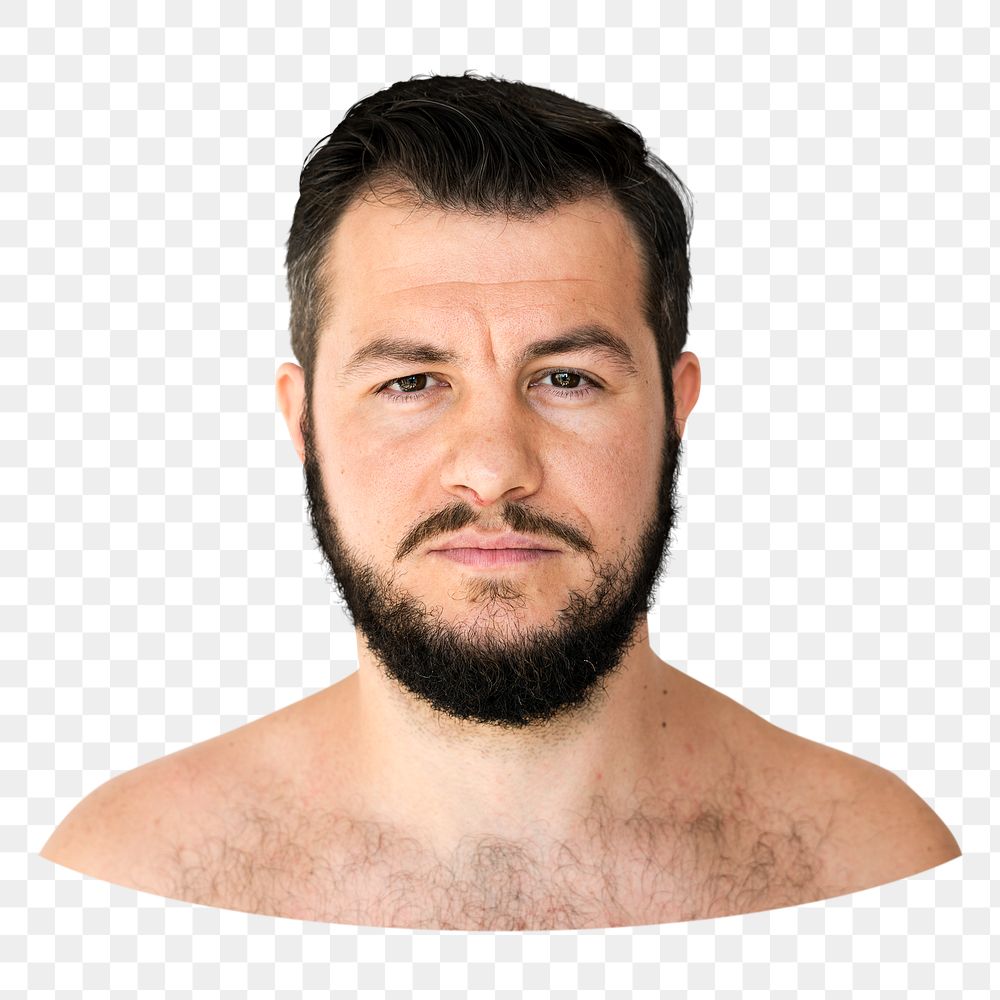 Man png element, transparent background