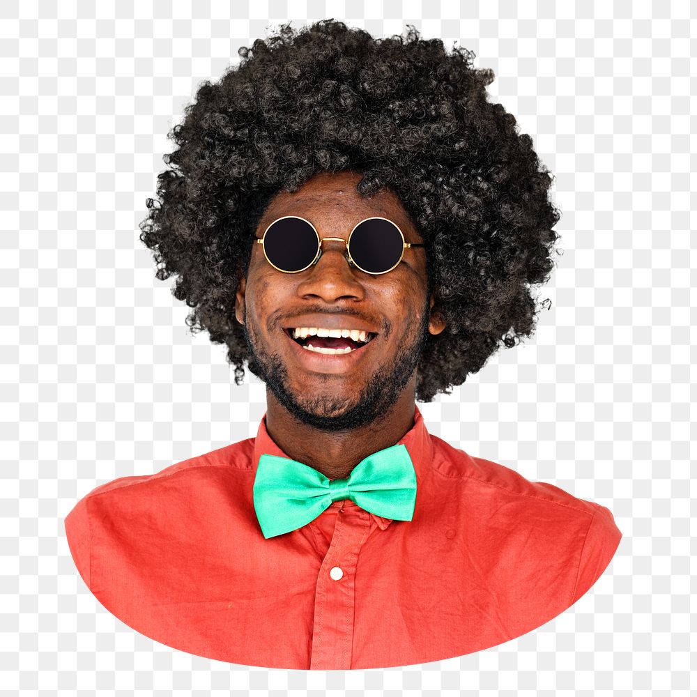 PNG Cool guy, collage element, transparent background