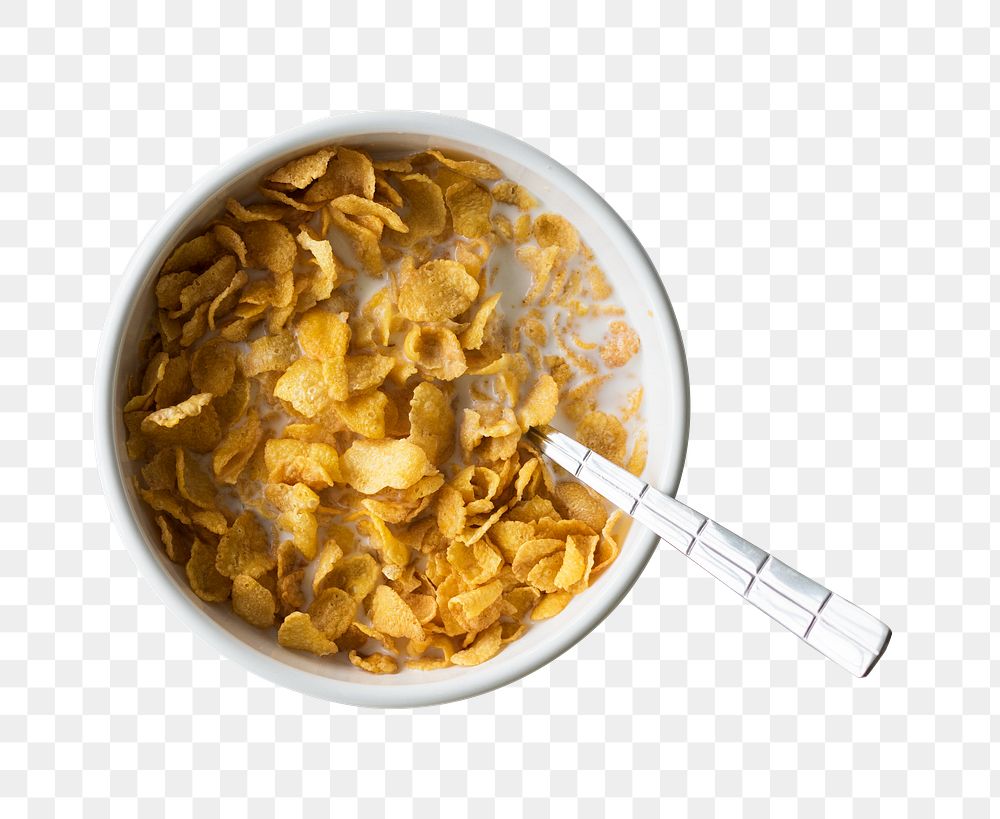 PNG Cereal cornflake  breakfast transparent background
