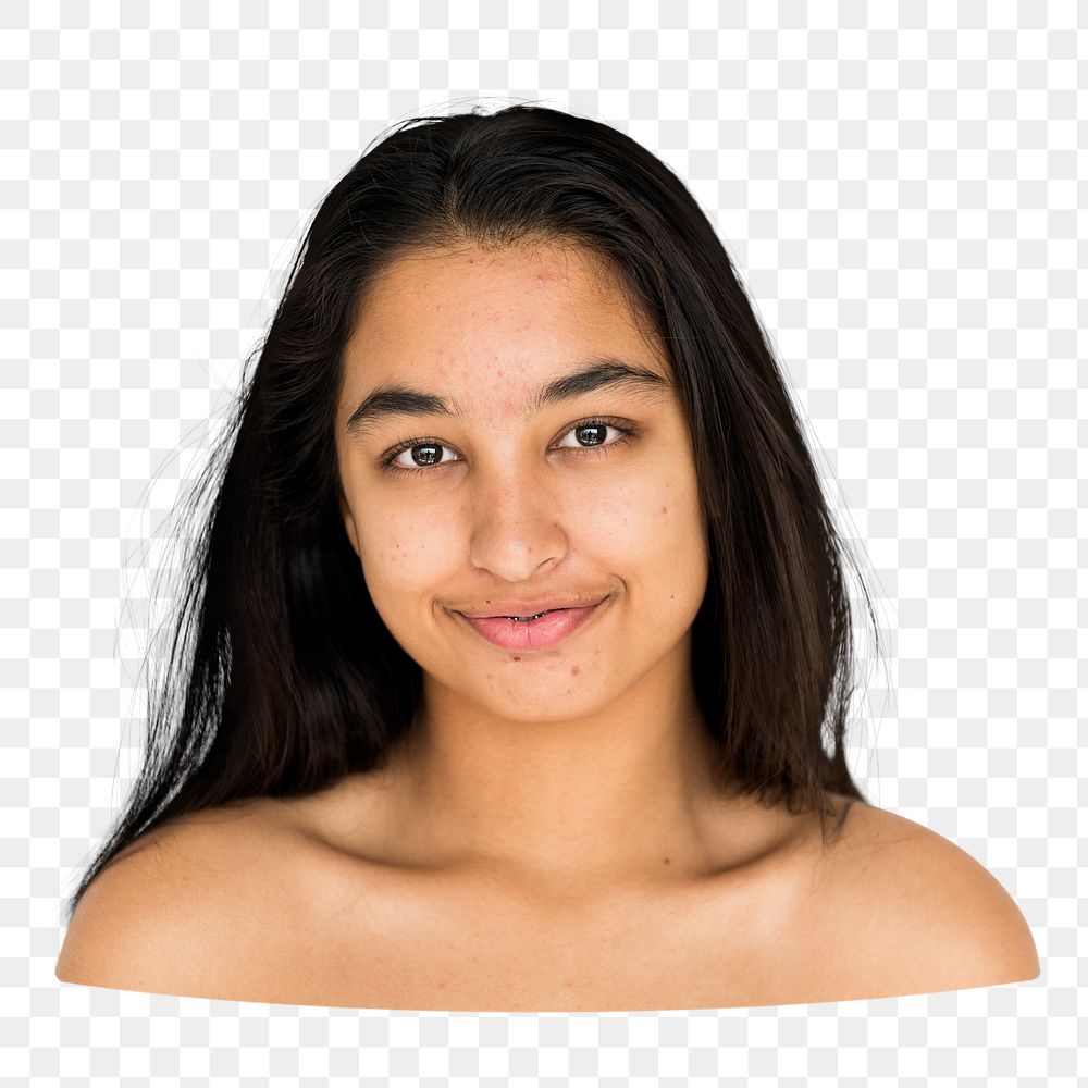 Young girl png element, transparent background