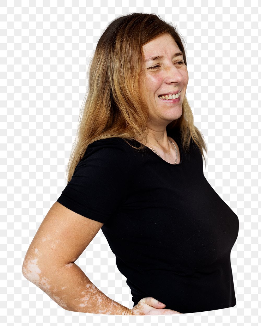 Woman png element, transparent background
