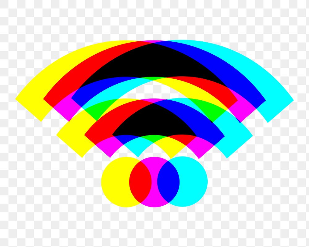 Wifi icon png, transparent background