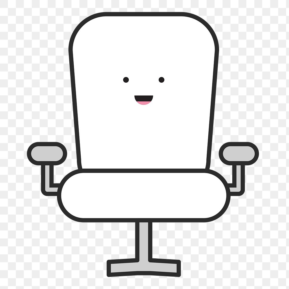 Chair icon  png, transparent background