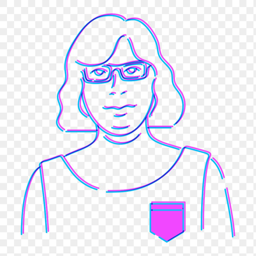 Woman png, transparent background