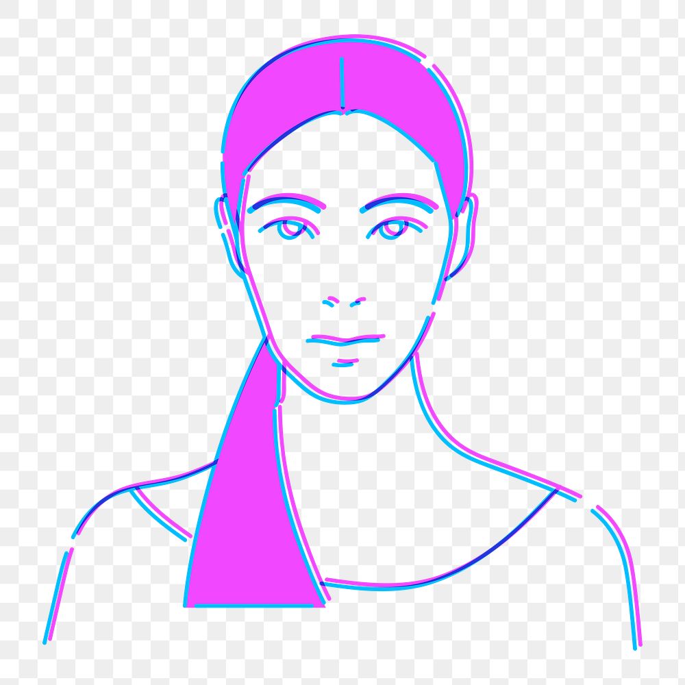 Woman png, transparent background