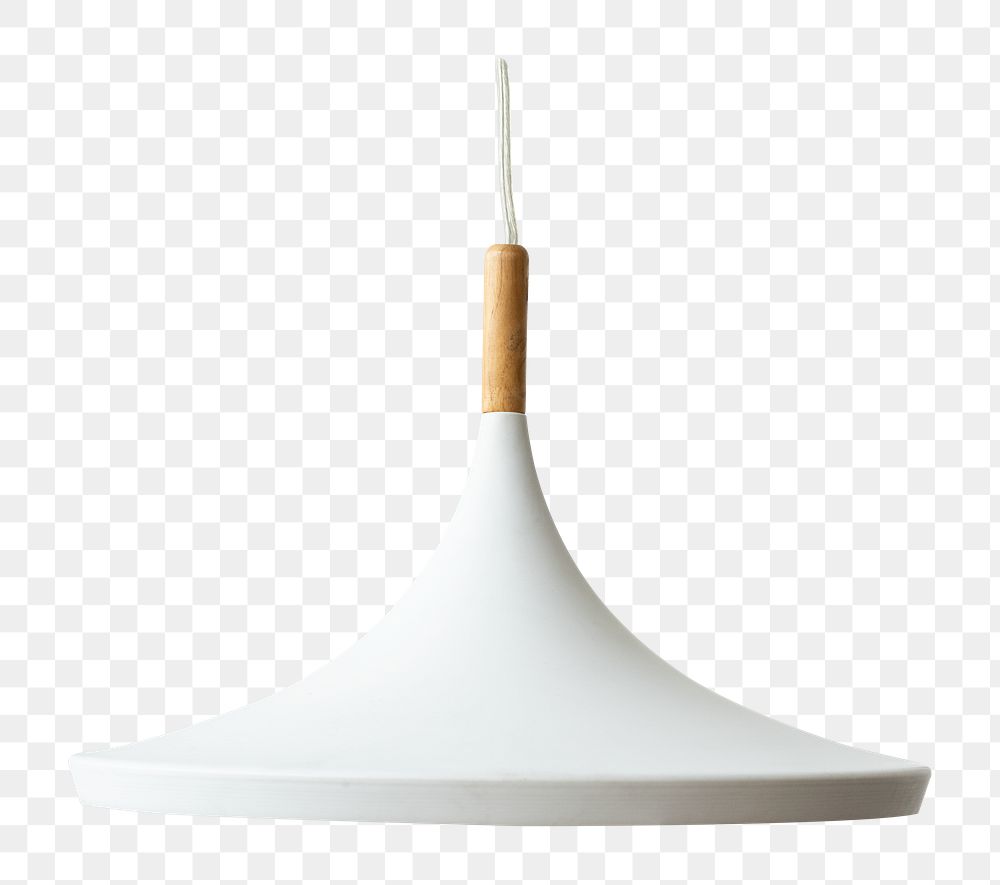 Minimal pendant lamp png,  transparent background