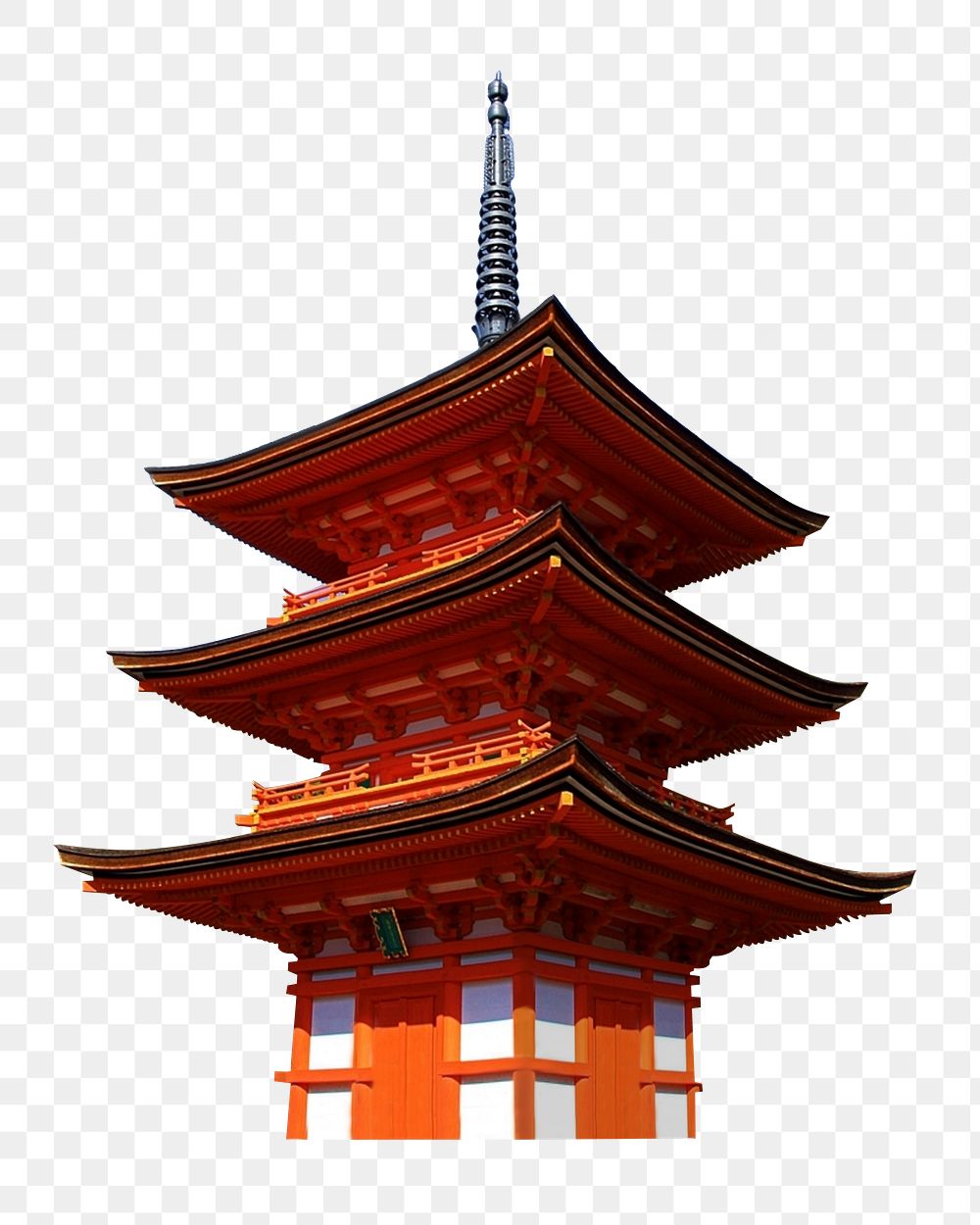 PNG Kyoto, Japanese architecture, collage element, transparent background