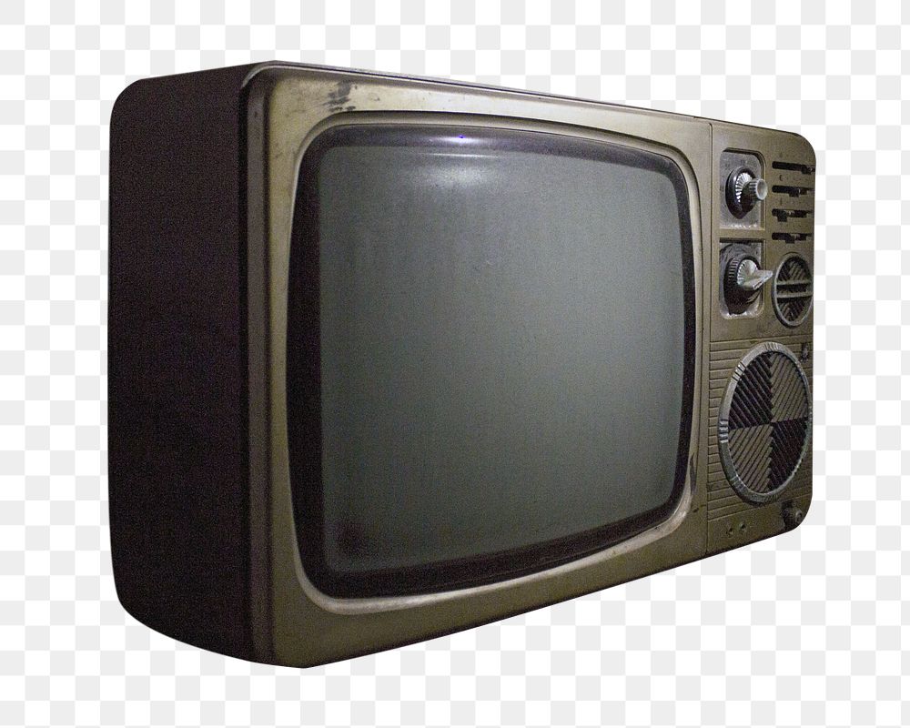 PNG  analog television  , collage element, transparent background