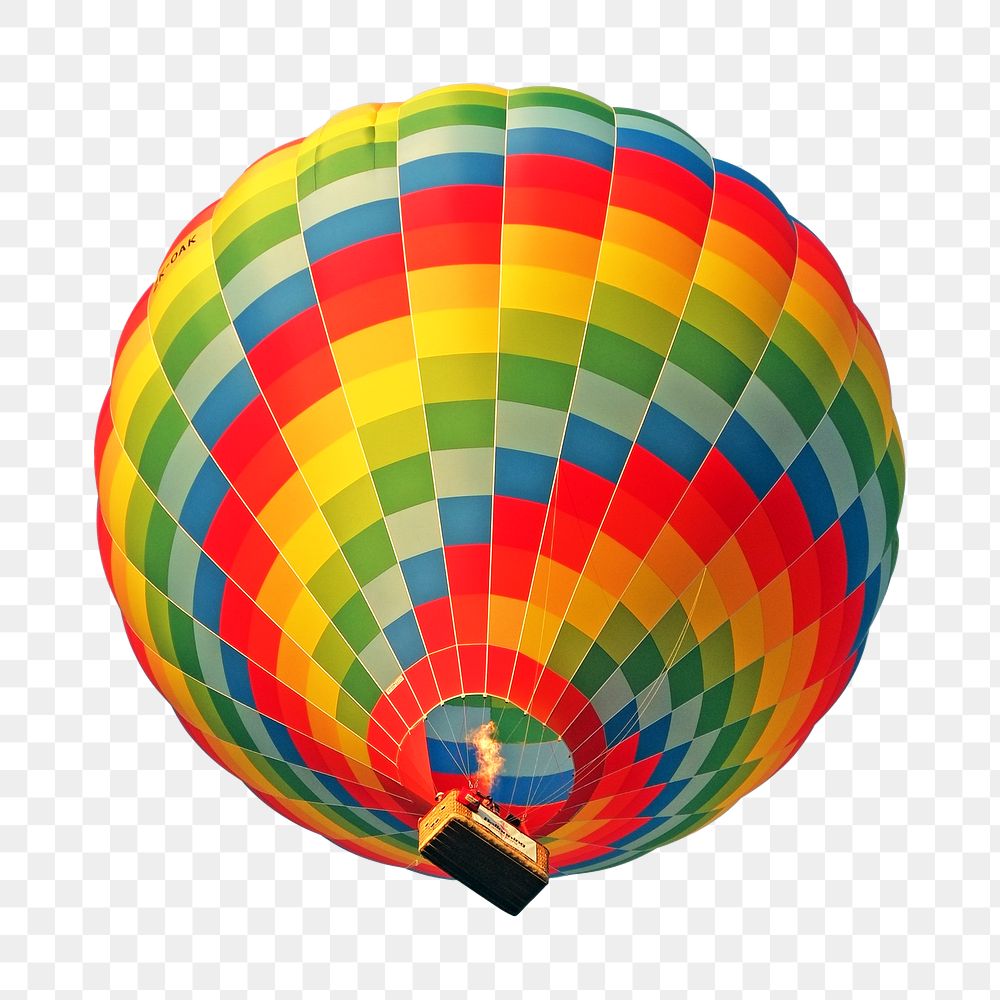 Hot air balloon png vehicle, transparent background