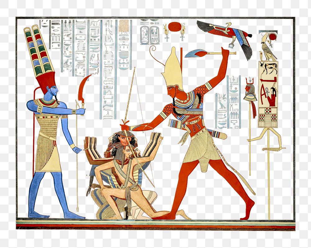 Ancient art png Egyptian mythology, transparent background