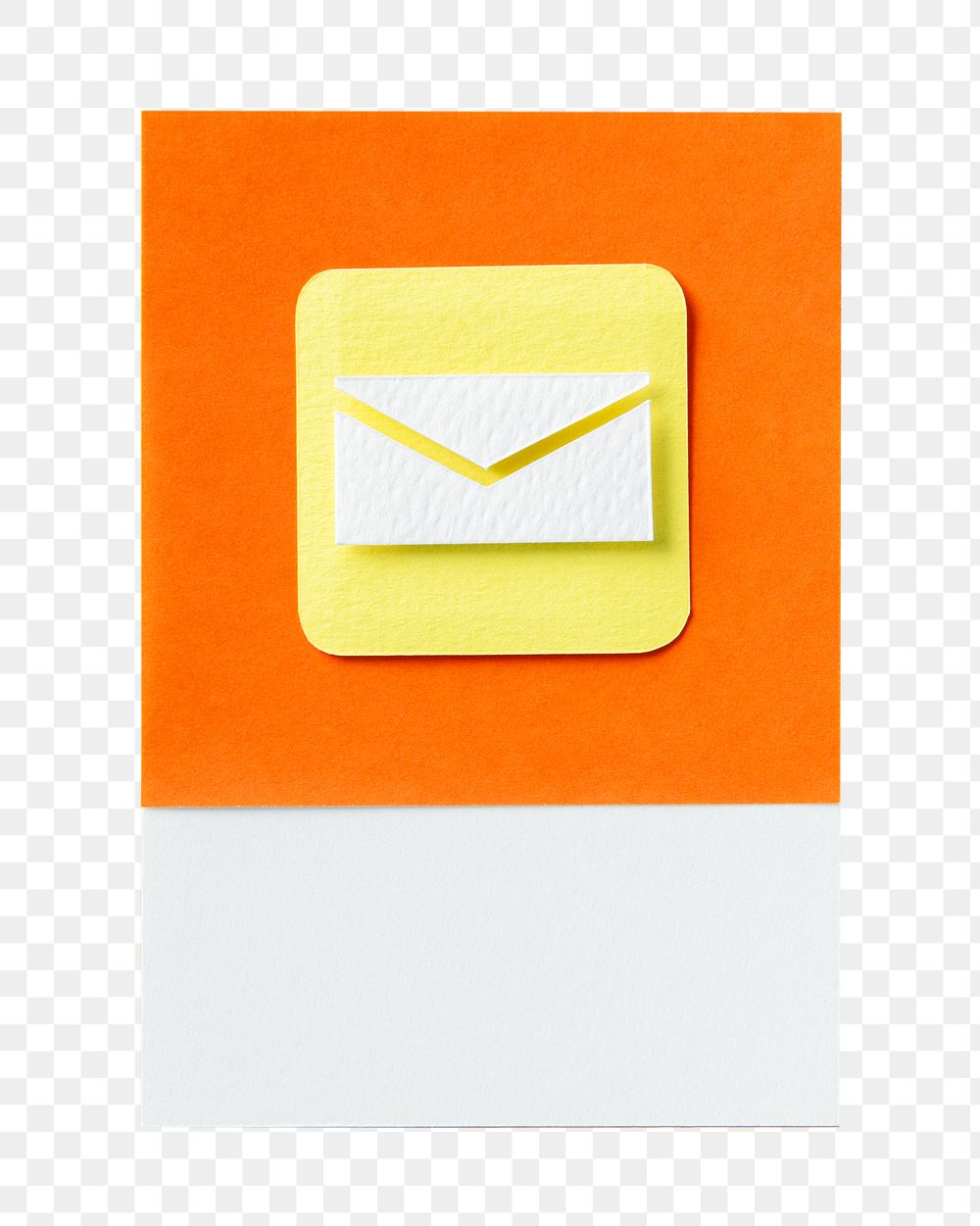 PNG Email inbox envelope icon, collage element, transparent background