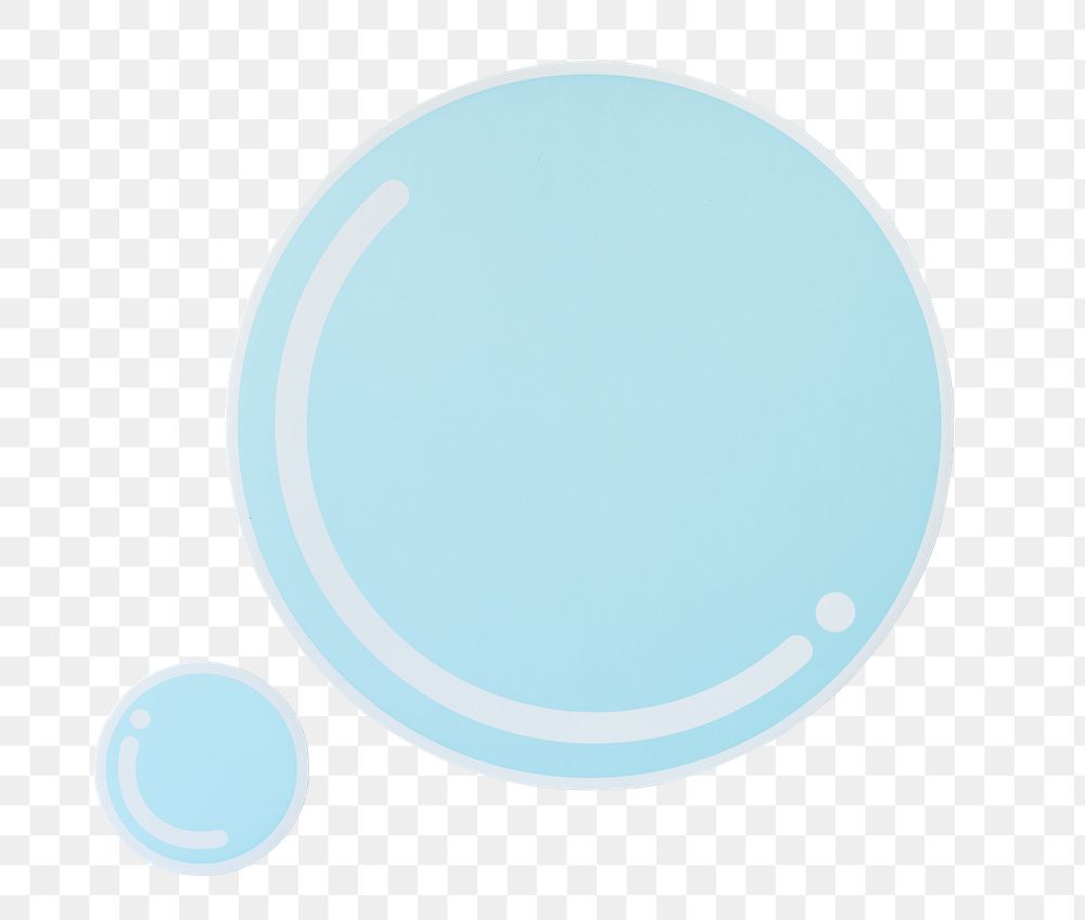 PNG Bubble water sticker transparent background