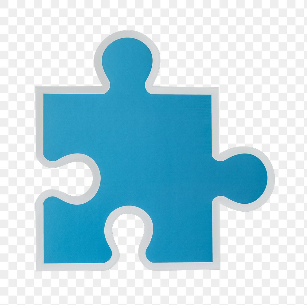 PNG Jigsaw puzzle piece strategy  sticker transparent background