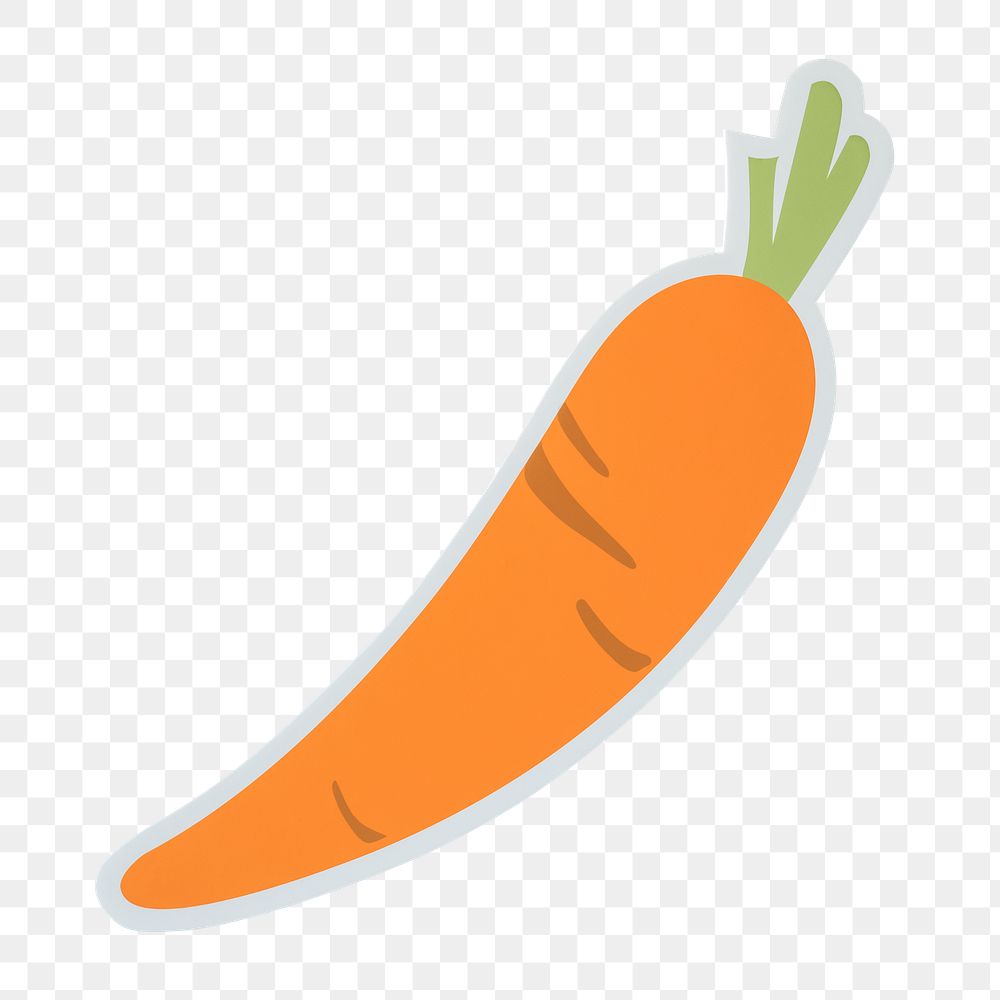 PNG  carrot icon sticker transparent background